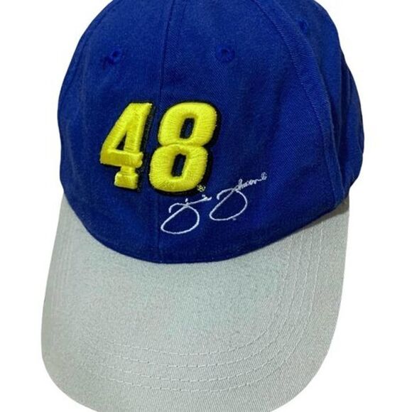2008 Jimmy Johnson #48 Kellogg's Racing Hat Embroidered Logo Hook & Loop - Picture 1 of 7